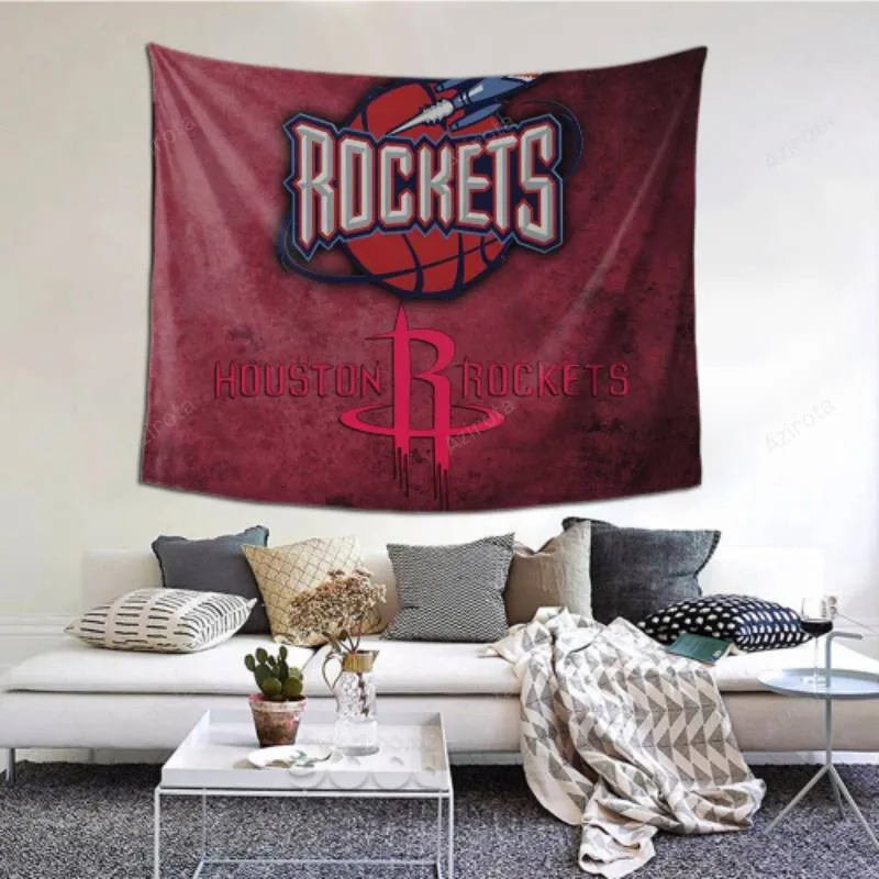 Houston Rockets tapestry -152026 as Wall Art Decor for Bedroom- Dorm Decor