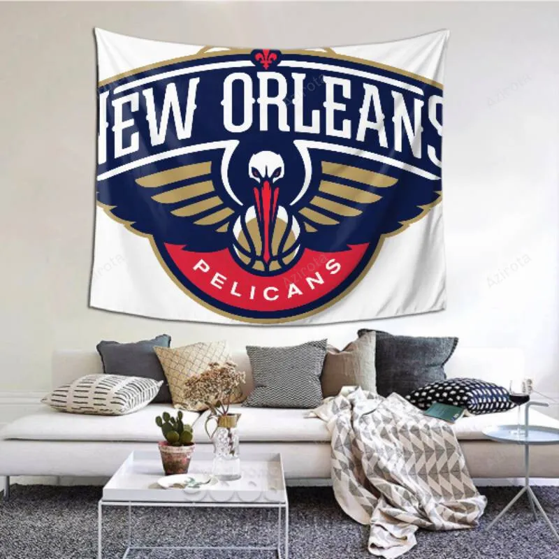 Fashion Wall New Orleans Pelicans tapestry -151036 Home Decoration
