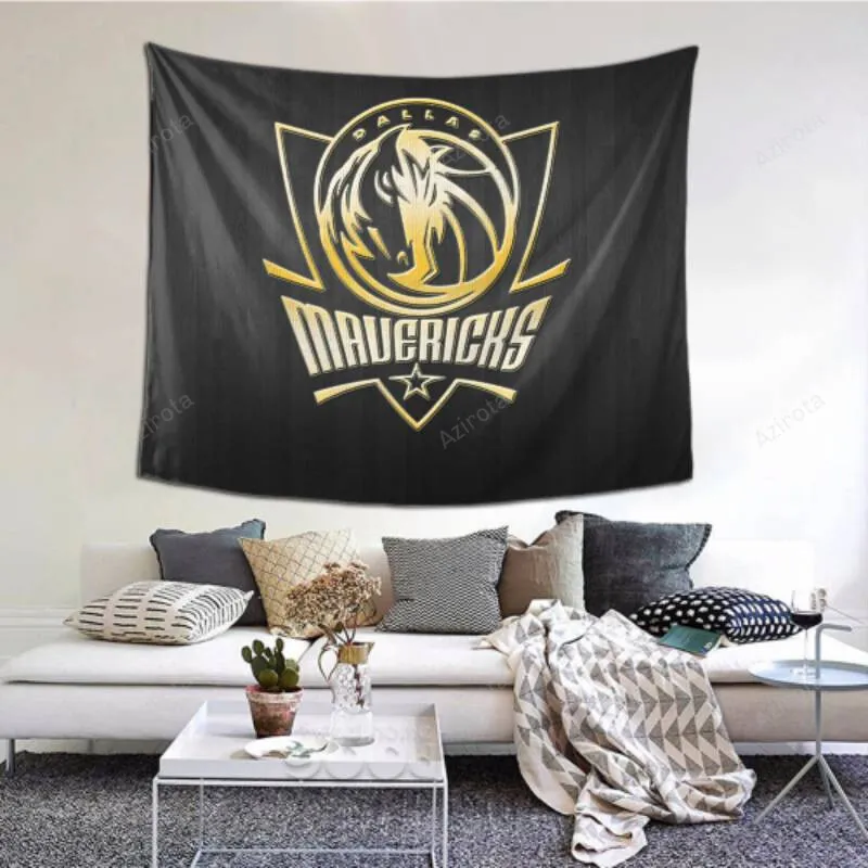 Dallas Mavericks tapestry -152256 as Wall Art Decor for Bedroom- Dorm Decor