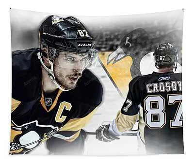 Sidney Crosby Legend Sportspop Art Tapestry