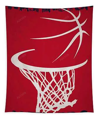 Washington Wizards Hoop Joe Hamilton Tapestry