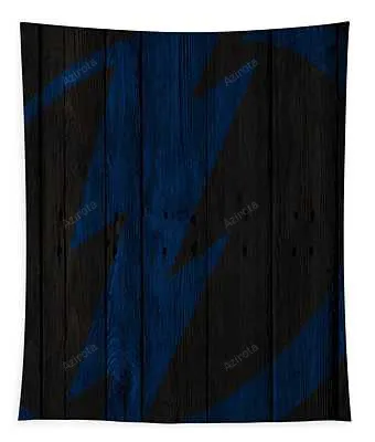 Tampa Bay Lightning Wood Fence Joe Hamilton Tapestry