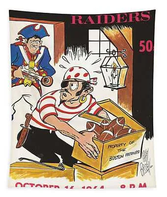 New England Patriots Vintage Program 5 Joe Hamilton Tapestry