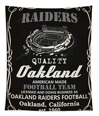 Oakland Raiders Whiskey Joe Hamilton Tapestry
