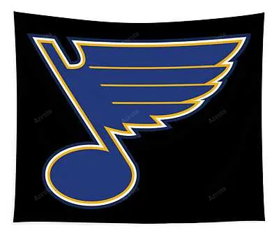St Louis Blues Nur Herlia Transparent Tapestry