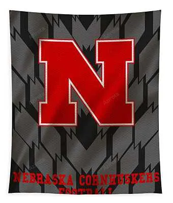 Nebraska Cornhuskers Uniform 3 Joe Hamilton Tapestry
