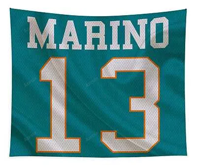 Miami Dolphins Dan Marino Joe Hamilton Tapestry