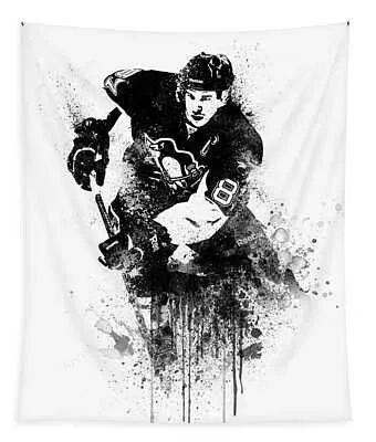 Sidney Crosby Watercolor Naxart Studio Tapestry