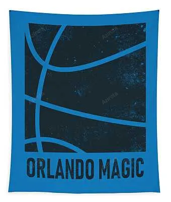 Orlando Magic City Poster Art 2 Joe Hamilton Tapestry