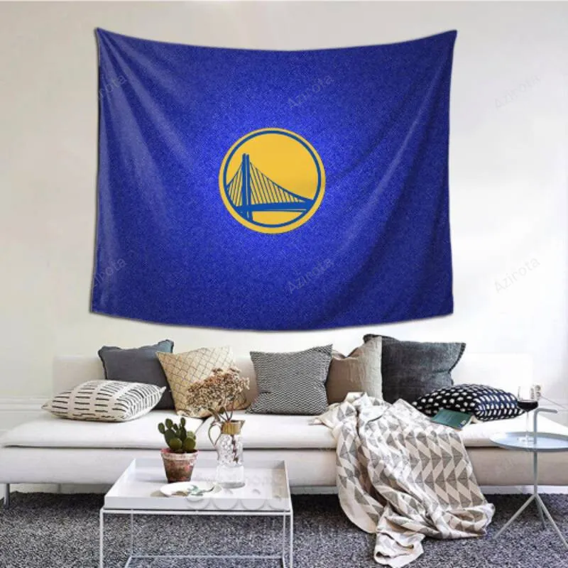 Easy To Hang Golden State Warriors tapestry -153411 For Bedroom-Living Room