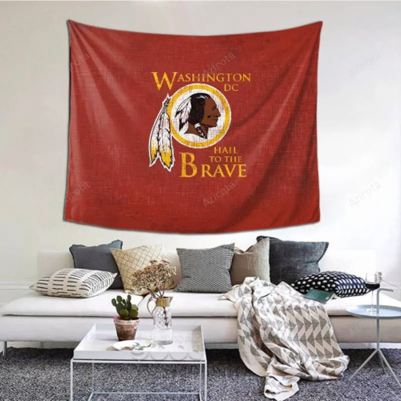 Custom Washington Football Teams tapestry -157154 Home Decoration For Outdoor Use