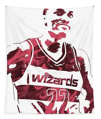 Otto Porter Washington Wizards Pixel Art 2 Joe Hamilton Tapestry