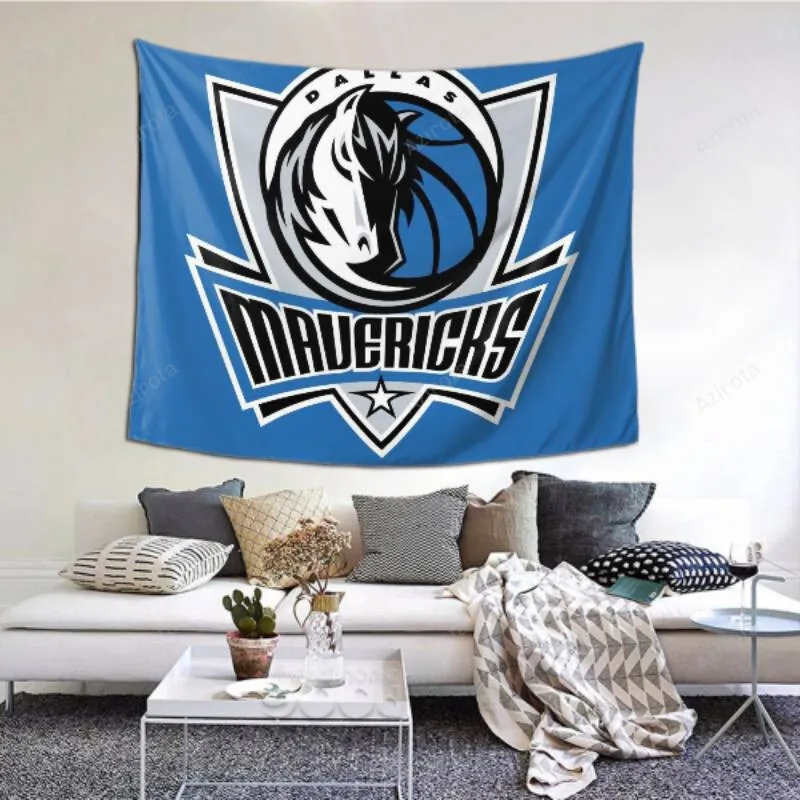 Dorm Decor Dallas Mavericks tapestry -152100 For Living Room Bedroom