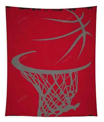 Portland Trail Blazers Hoop Joe Hamilton Tapestry