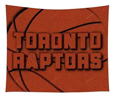 Toronto Raptors Leather Art Joe Hamilton Tapestry