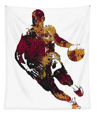 Miami Shadows Basketball Art 2 Joe Hamilton Tapestry