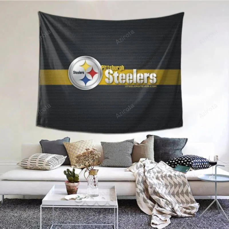 Custom Pittsburgh Steelers tapestry -154600 Home Decoration For Outdoor Use