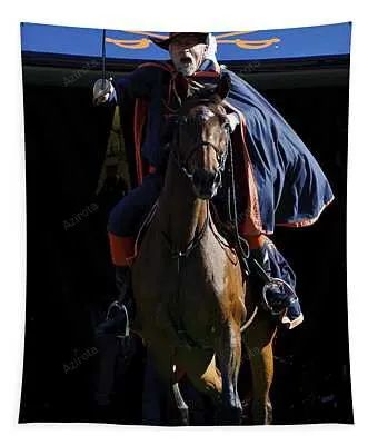Virginia Cavaliers Cavman And Sabre Jason O Watson Tapestry