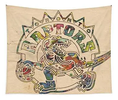 Toronto Raptors Poster Art Florian Rodarte Tapestry