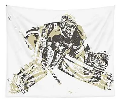 Matt Murray Pittsburgh Penguins Pixel Art 2 Joe Hamilton Tapestry