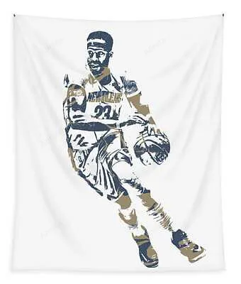 Anthony Davis New Orleans Pelicans Pixel Art 30 Joe Hamilton Tapestry