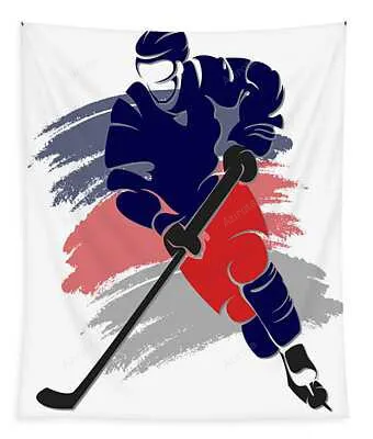 Blue Jackets Shadow Player2 Joe Hamilton Tapestry