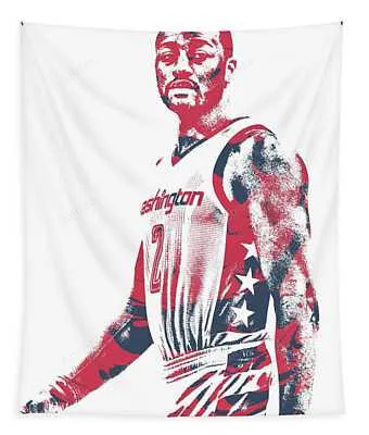 John Wall Washington Wizards Pixel Art 37 Joe Hamilton Tapestry