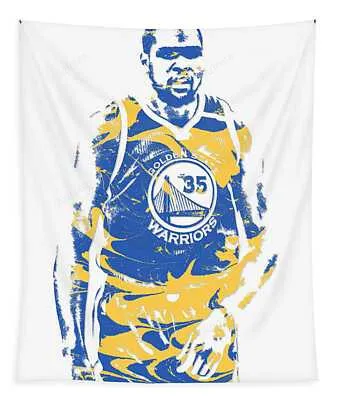 Kevin Durant Golden State Warriors Pixel Art 17 Joe Hamilton Tapestry