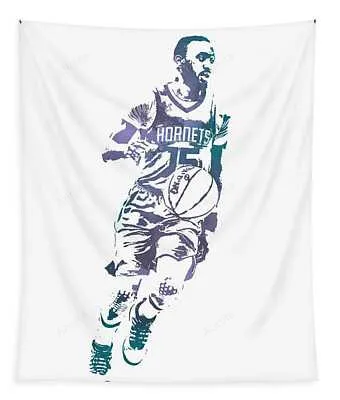 Kemba Walker Charlotte Hornets Pixel Art 53 Joe Hamilton Tapestry