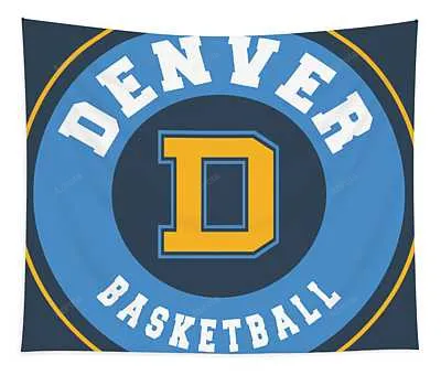 Denver Basketball 02 Tapestry