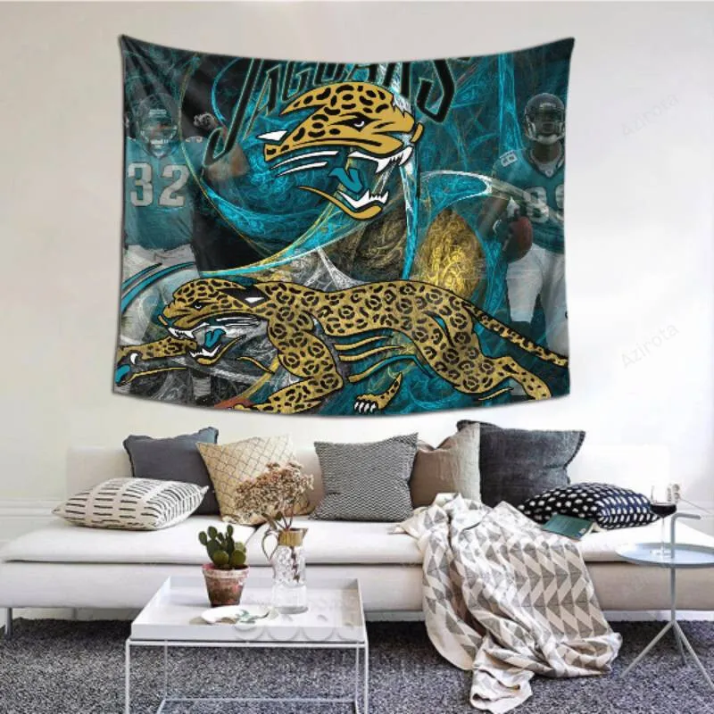 Durable Jacksonville Jaguars tapestry -152780 For Beach Shawl Scarf Blanket