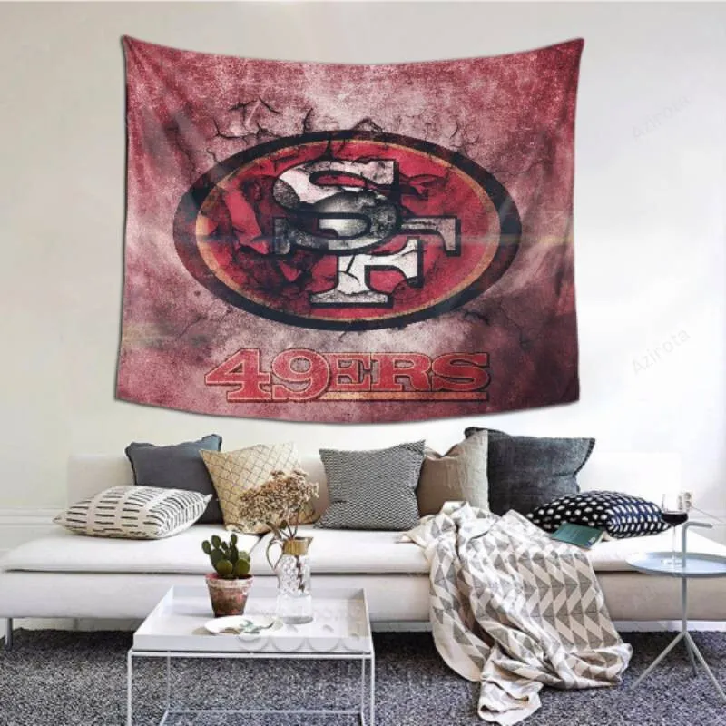 Easy To Hang San Francisco 49ers tapestry -156447 For Bedroom Living Room