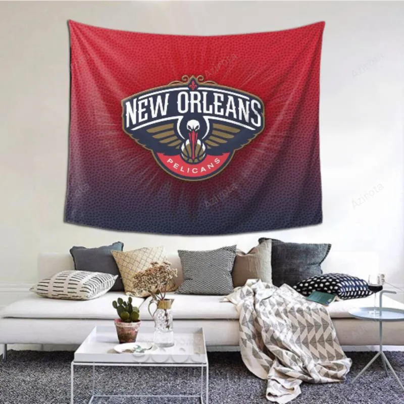 Durable New Orleans Pelicans tapestry -150908 For Beach Shawl- Scarf- Blanket