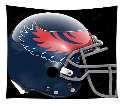 Hawks What If Its Football Joe Hamilton Tapestry