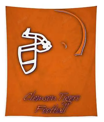 Clemson Tigers Helmet Joe Hamilton Tapestry