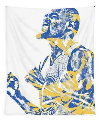 Kevin Durant Golden State Warriors Pixel Art 32 Joe Hamilton Tapestry