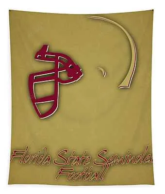 Florida State Seminoles Helmet 2 Joe Hamilton Tapestry