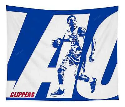 Lou Williams Los Angeles Clippers City Art 1 Joe Hamilton Tapestry