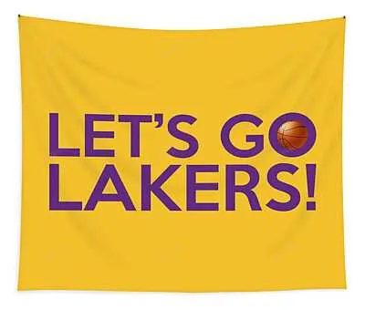 Lets Go Lakers Florian Rodarte Tapestry