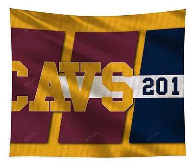Cleveland Cavaliers Flag2 Joe Hamilton Tapestry