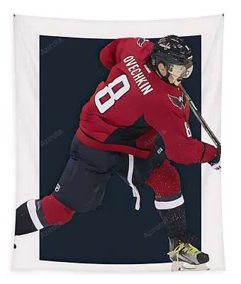 Alex Ovechkin Washington Capitals Oil Art Joe Hamilton Tapestry