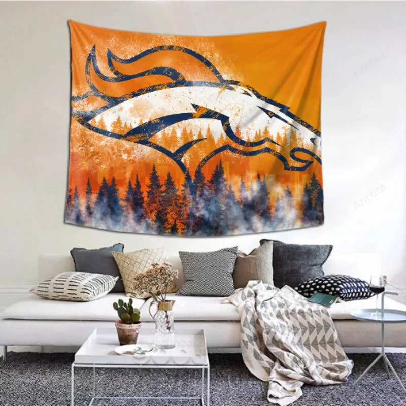 Easy To Hang Denver Broncos tapestry -153007 For Bedroom Living Room