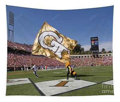 Georgia Tech Touchdown Celebration At Uva Jason O Watson Tapestry