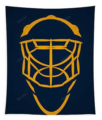 Buffalo Sabres Goalie Mask Joe Hamilton Tapestry