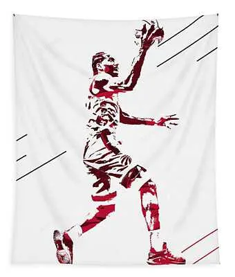 Kawhi Leonard Toronto Raptors Pixel Art 21 Joe Hamilton Tapestry