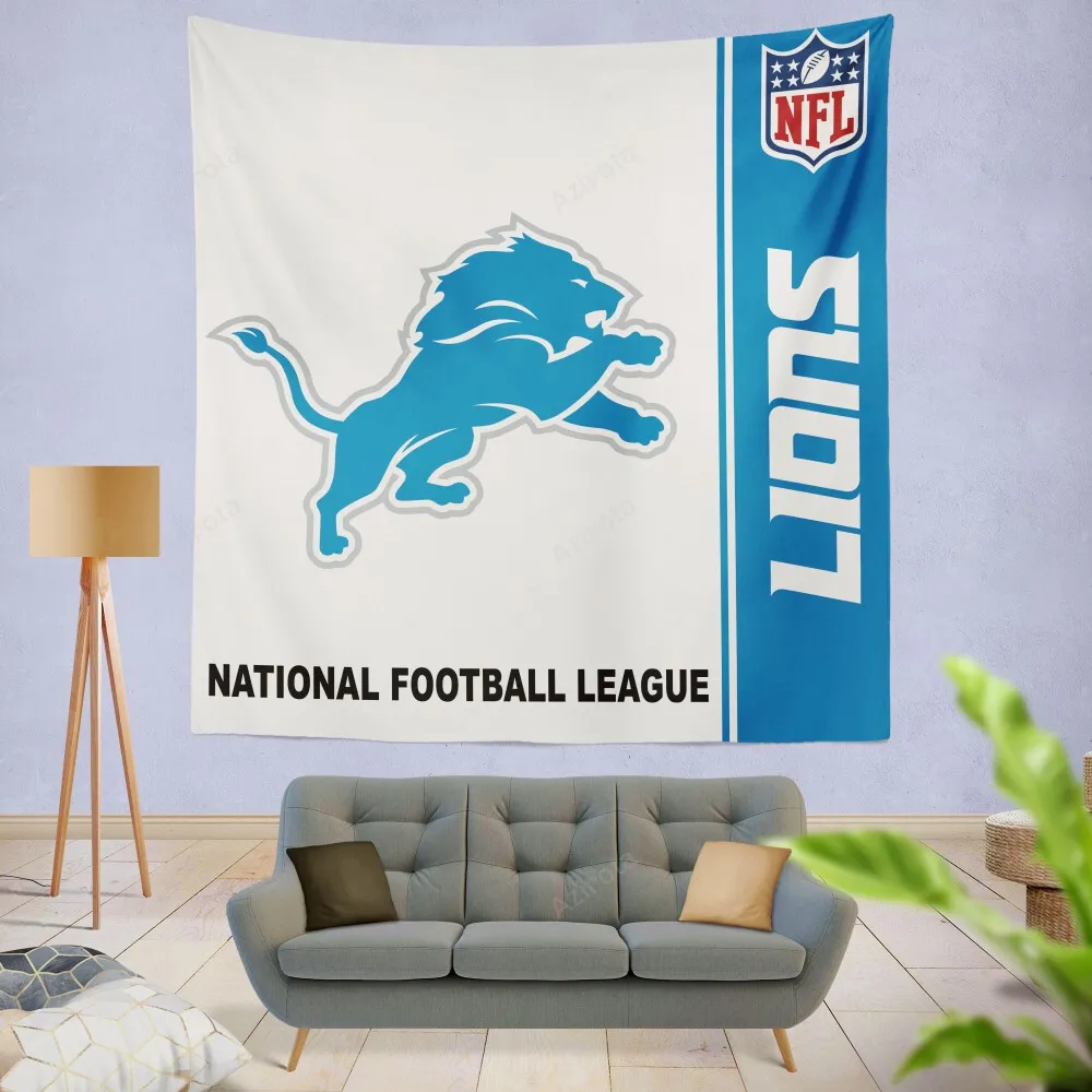 Detroit Lions Wall Hanging Tapestry