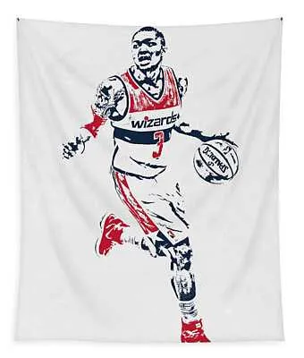 Bradley Beal Washington Wizards Pixel Art Joe Hamilton Tapestry