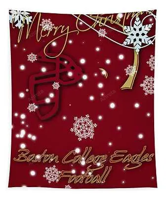 Boston College Eagles Christmas Card Joe Hamilton Tapestry
