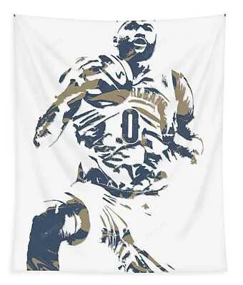 Demarcus Cousins New Orleans Pelicans Pixel Art 5 Joe Hamilton Tapestry