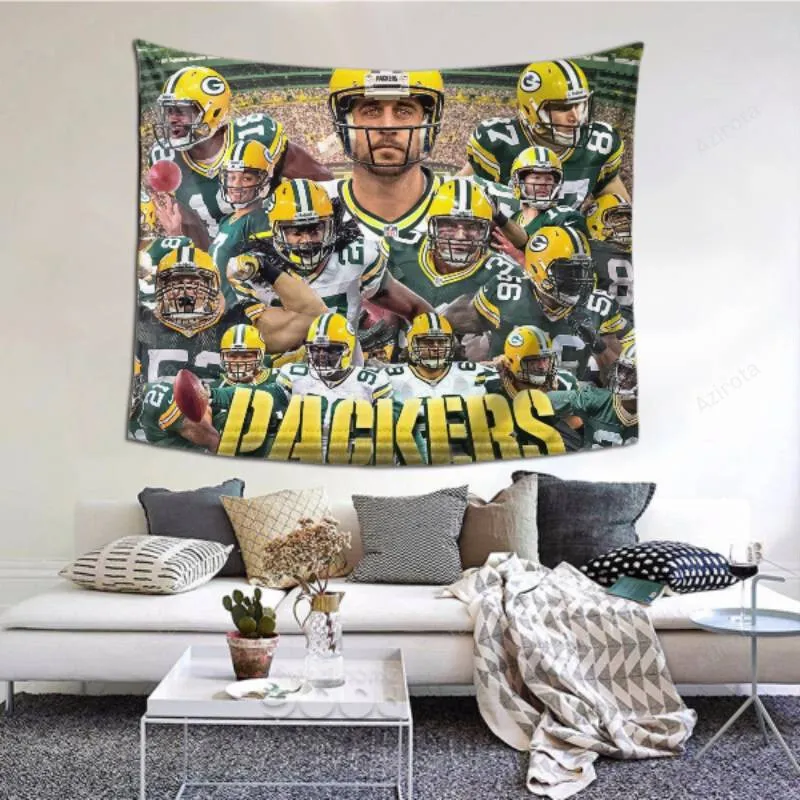 Dorm Decor Green Bay Packers tapestry -156976 For Living Room Bedroom